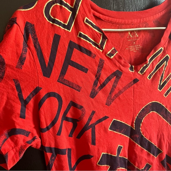 Armani Exchange AX v-neck t-shirt soft Small - Picture 4 of 4